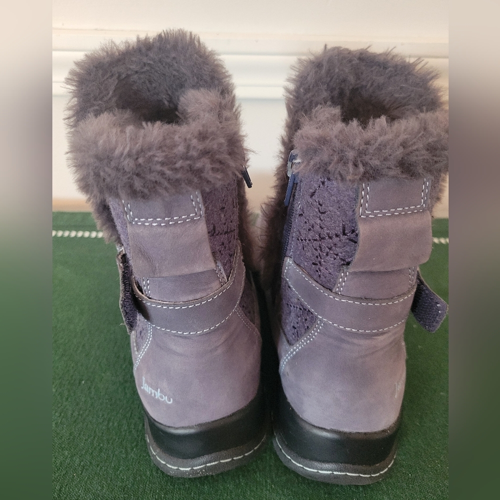 Jambu Womens Sycamore Snow Boots Size 8 Blue Water Resistant Nubuck Upper - Picture 6 of 12
